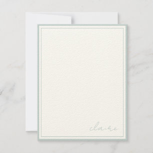 Vintage Notes Personalized Stationery
