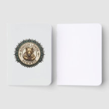 ‎Vintage-Notizbuch mit Löwinmotiv. Schweiz