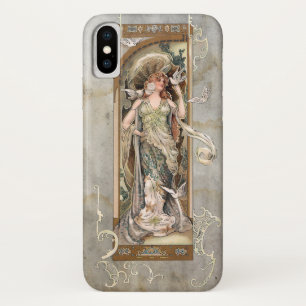 Vintage Nouveau Beauty iPhone X Case