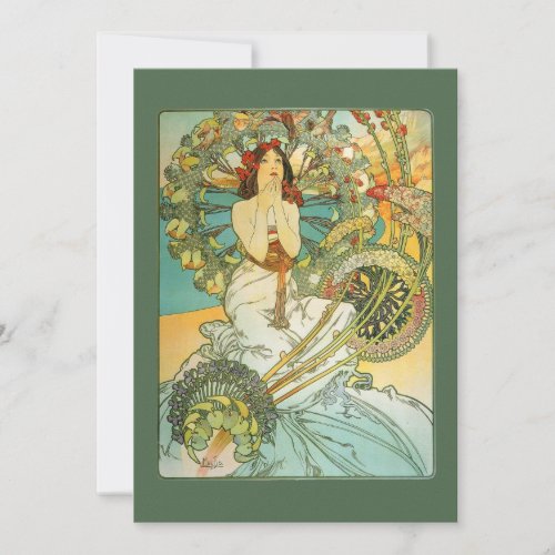 Vintage Nouveau Bridal Shower Invitation