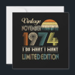 Vintage November 1974 What I Want Limited Edition Save The Date<br><div class="desc">Vintage November 1974 What I Want Limited Edition</div>