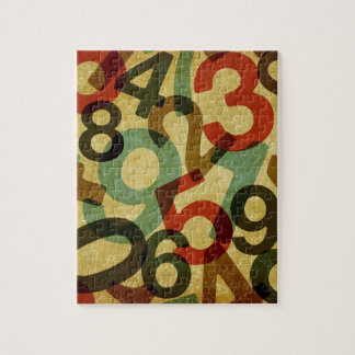 Vintage number puzzle