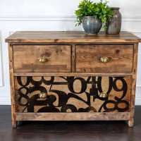 Vintage Numbers Poster or decoupage paper