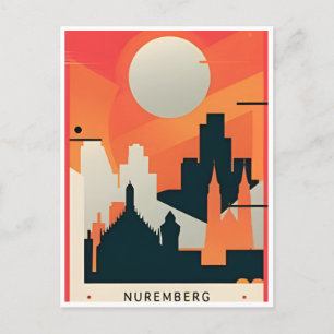 vintage Nuremberg Germany Travel allemagne Postcard