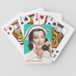 Vintage Nurse Funny Advice Classic Playing Cards