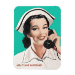 Vintage Nurse Funny Advice Magnet