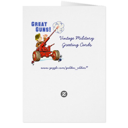 Vintage Nurse in the Service Card (Back)