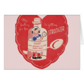 Vintage Nurse Medicine Valentine's Day Card (Front Horizontal)