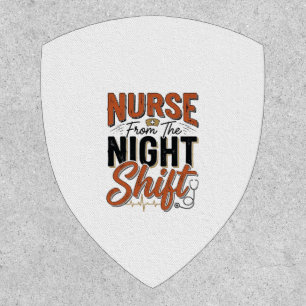 Vintage Nurse Night Shift Shirt Design_1 Patch