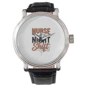Vintage Nurse Night Shift Shirt Design_1 Watch