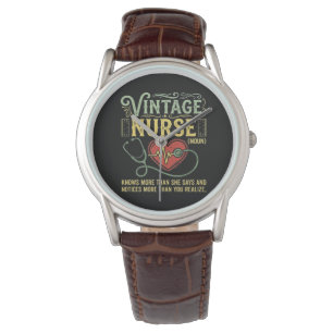 Vintage Nurse Noun Knows More Than She Says Watch