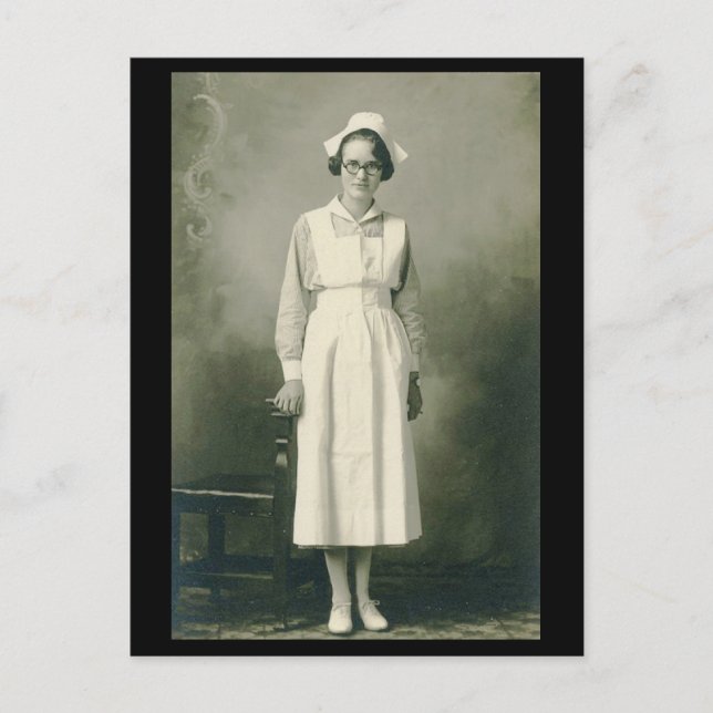 Vintage Nurse Postcard (Front)