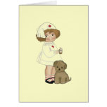 Vintage Nurse With Puppy T-shirts and Gifts