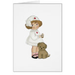 Vintage Nurse With Puppy T-shirts and Gifts