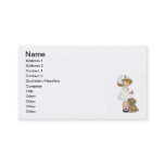 Vintage Nurse With Puppy T-shirts and Gifts Business Card