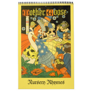 Vintage Nursery Rhymes, Mother Goose Calendar