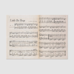 Vintage Nursery Sheet Music Little Bo Beep UK