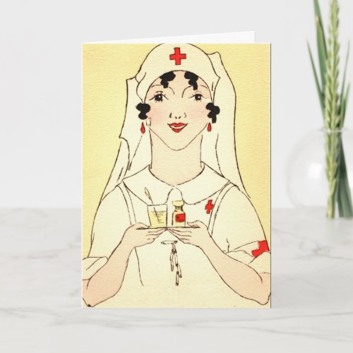 Vintage Nurses Day Card