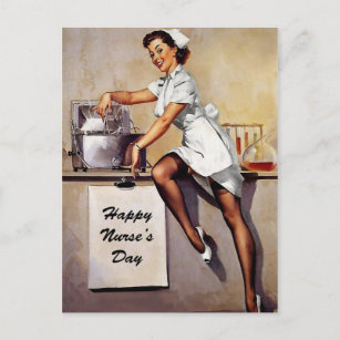 Vintage Nurses Day Postcard