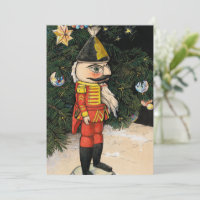 Vintage Nutcracker Under Christmas Tree