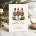 Vintage Nutcrackers Christmas Party Invitation<br><div class="desc">Invite all your friends and family to your Christmas party with this vintage nutcracker invitation!</div>