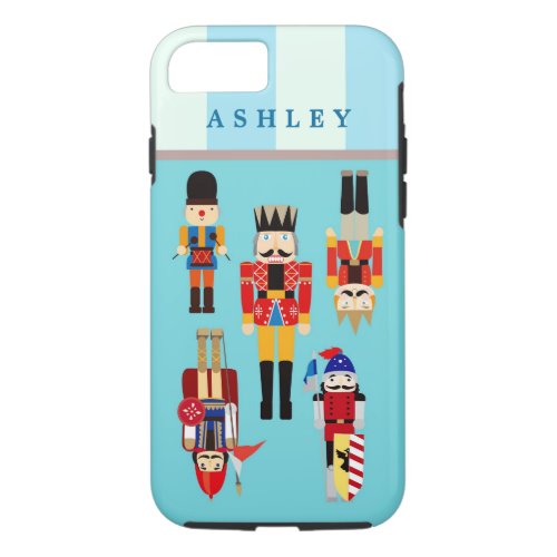 Vintage Nutcrackers Soldiers Christmas Keepsake iPhone 87 Case