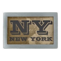 Vintage NY belt buckle | New York Typography