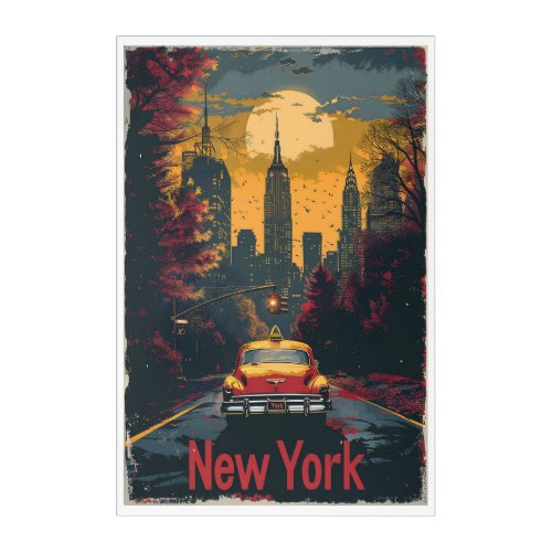 Vintage NYC Acrylic Print