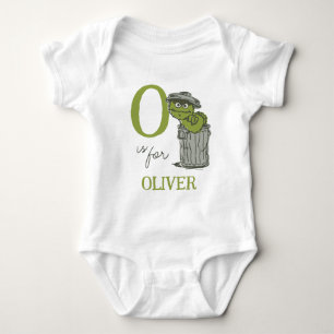 Vintage - O is for Oscar Add Your Name Baby Bodysuit