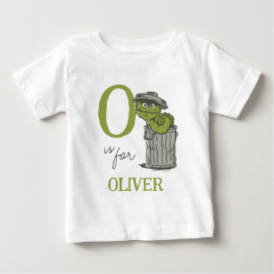 Vintage - O is for Oscar   Add Your Name  Baby T-Shirt