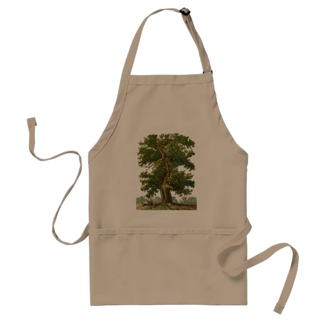 Vintage Oak Tree Gardening Apron (Front)