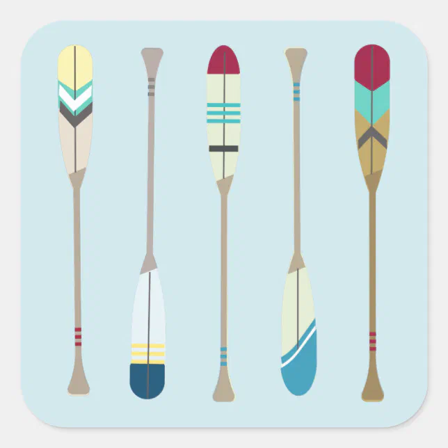 Oarc Sticker Vintage Oars Square Sticker | Zazzle