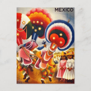 Vintage Oaxaca Mexico Postcard