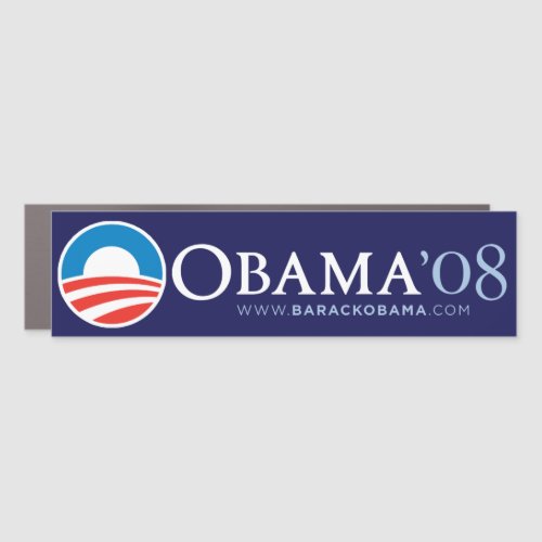 Vintage Obama 2008 Bumper Car Magnet