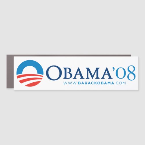 Vintage Obama 2008 Bumper Car Magnet