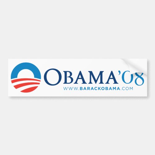 Vintage Obama 2008 Bumper Sticker