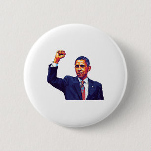 Vintage Obama 2028 Political Protest Rally Patriot Button