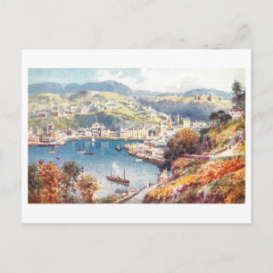 Vintage Oban from Pulpit Hill, Scotland Postcard
