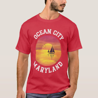 Vintage Ocean City Maryland Retro 70s 80s friend T-Shirt