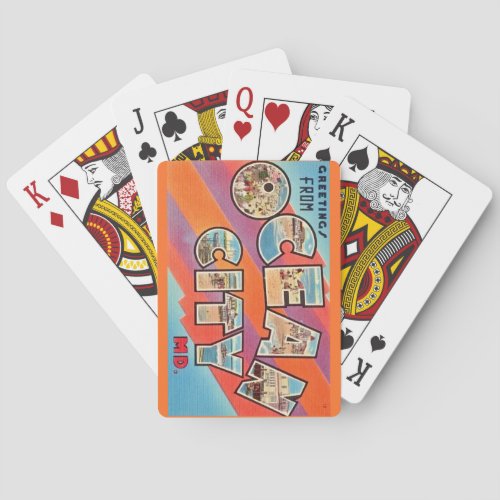 Vintage Ocean City MD Playing Cards