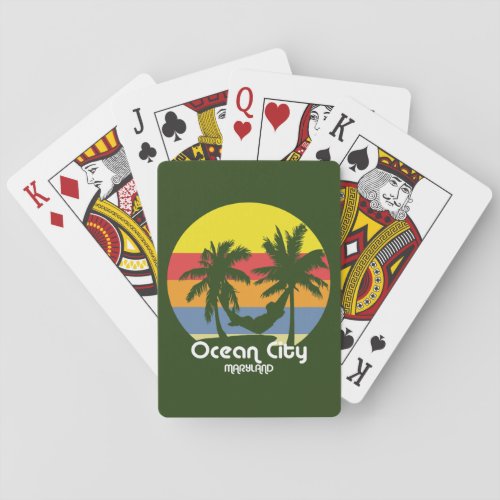 Vintage Ocean City Poker Cards