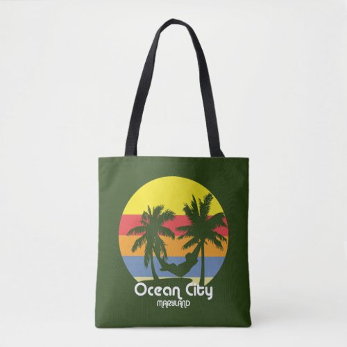 Vintage Ocean City Tote Bag