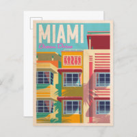 vintage Ocean Drive Miami 