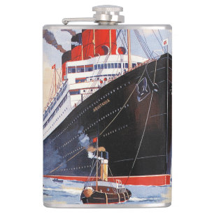 VINTAGE OCEAN LINER FLASK