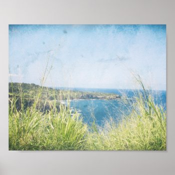 Vintage Ocean View | Poster by GaeaPhoto at Zazzle