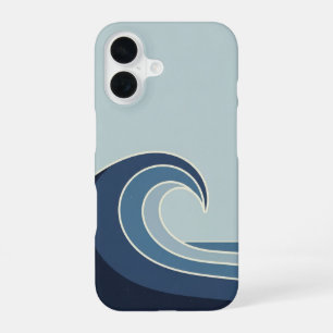 Vintage Ocean Wave iPhone 16 Case