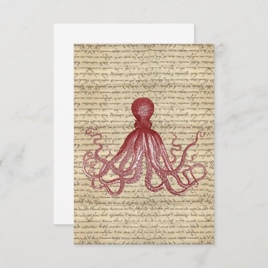 Vintage octopus (Front/Back)