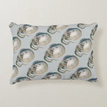 Vintage Octopus Argonaut, Marine Life Animals Accent Pillow