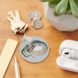 Vintage Octopus Argonaut, Marine Life Animals Keychain