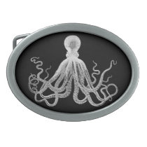 Vintage Octopus Belt Buckle